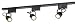 Pro Track&reg; Black 150 Watt 3-Light Low Voltage Track Kit