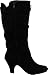 CC Maggie-38 Women Knee High Kitty Heels Wide Shaft Boots