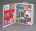 3-Shelf Industrial First Aid Cabinet W/Liner & Cpr Mask & Body Fluid Clean Up Cabinet