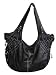 Oversized Black Dutch Handbag
