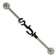 316L Surgical Steel Industrial - Slut - 14g Ear Wire - 1.5 inch in Length