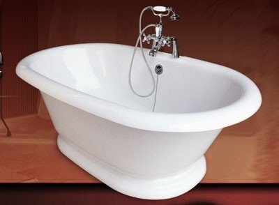 Buy Leg Tub by American Bath Factory - P1-HC in Chrome (Heritage Showers, Plumbing, Bathtubs Showers & Saunas, Showers, Modules & Installation Kits)