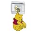 Jewelry : Clearly Charming Winnie the Pooh Dangle Disney Italian Charm