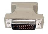 Max Value DVI-A Adaptor, HD15 Male to DVI-I Male, Beige
