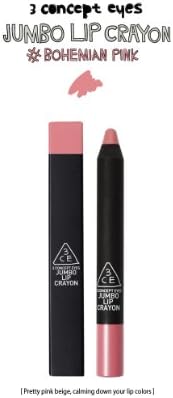 3 Concept Eyes - Jumbo Lip Crayon Bohemian Pink