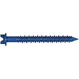 The Hillman Group 41554 Hex Washer Head Tapper Concrete Screw Anchor 3/16 X 1 3/4 25-Pack