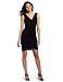 Calvin Klein Women's Ruched V-Neck Dress