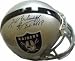 Fred Biletnikoff Autographed Oakland Raiders Mini Football Helmet with 