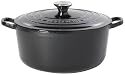 Le Creuset Enameled Cast-Iron 4-1/2-Quart Round French Oven, Black Onyx