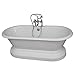 Tub Kit 67" CI Dbl Roll Top