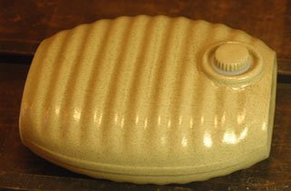 レトロな陶器湯たんぽ（ベージュ）