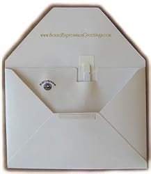 Set of 10 - Recordable Greeting Card Envelopes (6.25 X 8.25 inch)
