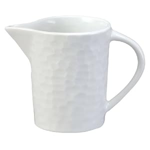 Apilco Aqua 5-1 4-Ounce Creamer, White Embossed by APILCO