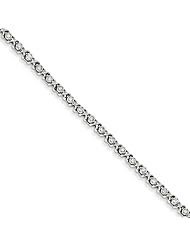 Sterling Silver Diamond Fancy Bracelet
