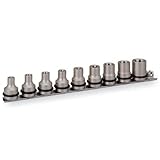 TONE【インパクト用トルクスソケットセット(ホルダー付)差込角12.7mm 9点 HATXE409】