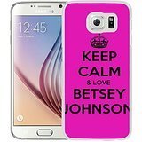 Betsey Johnson White Samsung Galaxy S6 Screen Cover Case Genuine Design High Quality