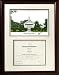 Liberty University Graduate Framed Lithograph w/ Diploma Opening