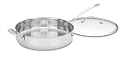Cuisinart 433-30H Contour Stainless 5-Quart Saute Pan with Helper and Cover