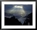 Breaking Sunlight on Mt. Huangshan (Yellow Mountain), China Places Framed Art Poster Print by Keren Su, 31x25
