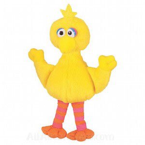 Sesame Street Big Bird Plush Beanbag Character 6.75 Inch [Toy]