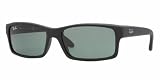 Ray-Ban Sunglasses Rb4151F 622 71 Black Rubberize Green