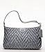 Coach Madison Chevron Demi Top Handle Bag Purse 46716 Grey