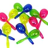 Glitter Maracas - 12 pieces