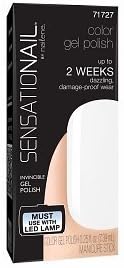 SensatioNail Color Gel Polish White Lily .25 oz by SENSATIONAIL BY NAILENE