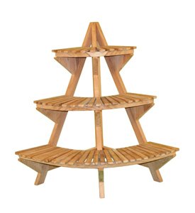 Teak Wood Plant Stand