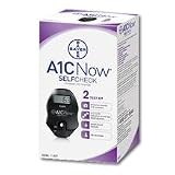 A1cnow Selfcheck Blood Glucose Meter , with 2 Tests, Size Kit