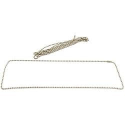 Bead Chains Nickel Plated 30" 3Pcs