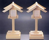 灯篭　桧大型　1尺5寸