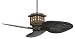 Treventi 3 Lkght Asian Style Ceiling Fan Downrod:24 Inch Black - Dr24bl