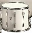 CB 3660 12" x 15" White Marching Snare Drum