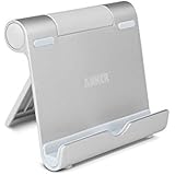Anker Multi-Angle Portable Stand for 4 to 10-Inch Smartphones, E-Reader and Tablets - Silver