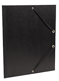 Clairefontaine - Carton � dessin A3 kraft noir �lastique 32x45 cm