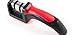 Knife Sharpener – Great, Professional, Attractive and Light Weight - Two stage Knife Sharpening for Standard Knives - Manual, can be Used Left or Right Handed - Designed for Safety - Hard Plastic Casing and Tough Design – Two Stages Tungsten Steel and Ceramic – Best Knife Sharpener for Kitchen - Strokes to Keep Blades Sharp - Soft Grip Handle - Quickly Sharpens a Very Dull Blade