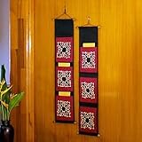 Cotton letter holders, 'Immortal Tribes' (red, medium)