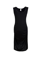 Maternity Sexy Scoop Neck Cotton/Polyester Vintage  Dress