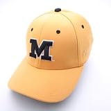 NCAA Missouri Mizzou Tigers Gold Fitted Baseball Hat Size 6 7/8