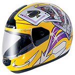 DOT Full Face Motorcycle Helmets 603AXYellow