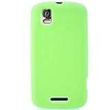 Silicone Gel Skin Sleeve GREEN Rubber Soft Cover Case for MOTOROLA XT610 DR ....