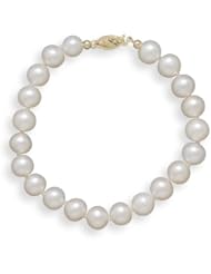8" 7.5-8mm Cultured Freshwater Pearl Bracelet