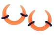 Acrylic Pincher Orange 4g - Sold as Pair