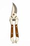 Brook & Hunter SSS01-W-L Premium 1-Inch Bypass Garden Pruner with Wood Inlay Handle