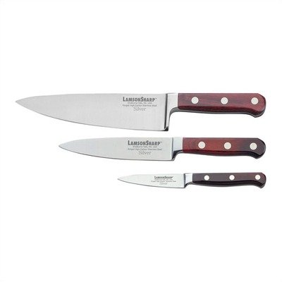 LamsonSharp 3-Piece Forged Chef's Knife Set