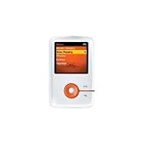 Creative ZENVPLUS-1GB-WHO Creative Zen Plus 1GB MP3 Player in White and Orange