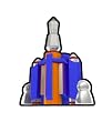 Blue Jango Jetpack Set - LEGO Compatible Minifigure Piece