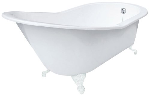 Elizabethan Classics Ecgdslwh0hole Cast Iron Grand Slipper Tub