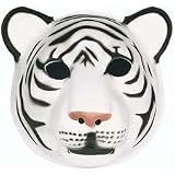 Wild Republic Facemask Tiger White